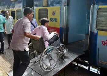 Journey in Handicapped Coach of Indian Railways