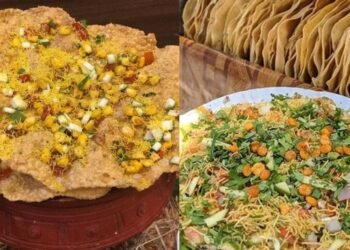 Famous Golden Masala Cheese Papad Chaat In Mumbai