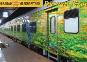 Secunderabad Duronto Express train journey
