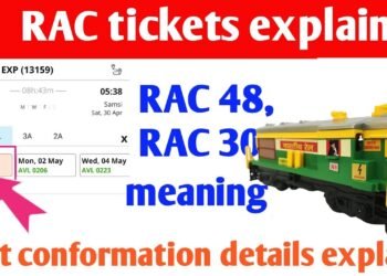 rac ticket confirm kaise hota hai | RAC train ticket Confirmation Chances | RAC Tickets Meaning